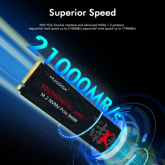 HUADISK Ssd Nvme M2 Pcie Gen3 Hard Drive Disk 128gb 256gb 512gb 1tb Internal Hard Drive For Notebook Desktop